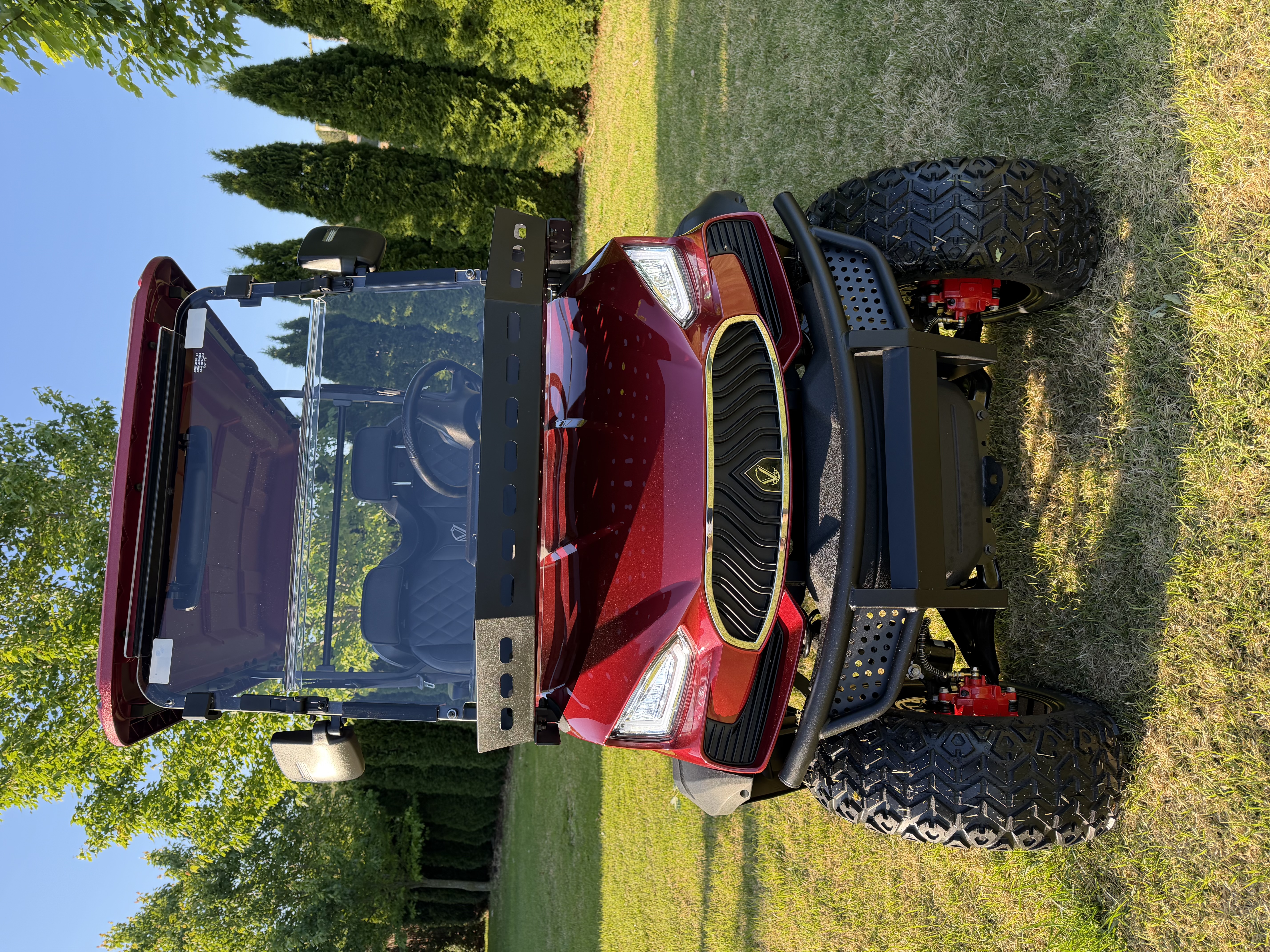 2026 VCarts Lifted Cruiser Burgendy