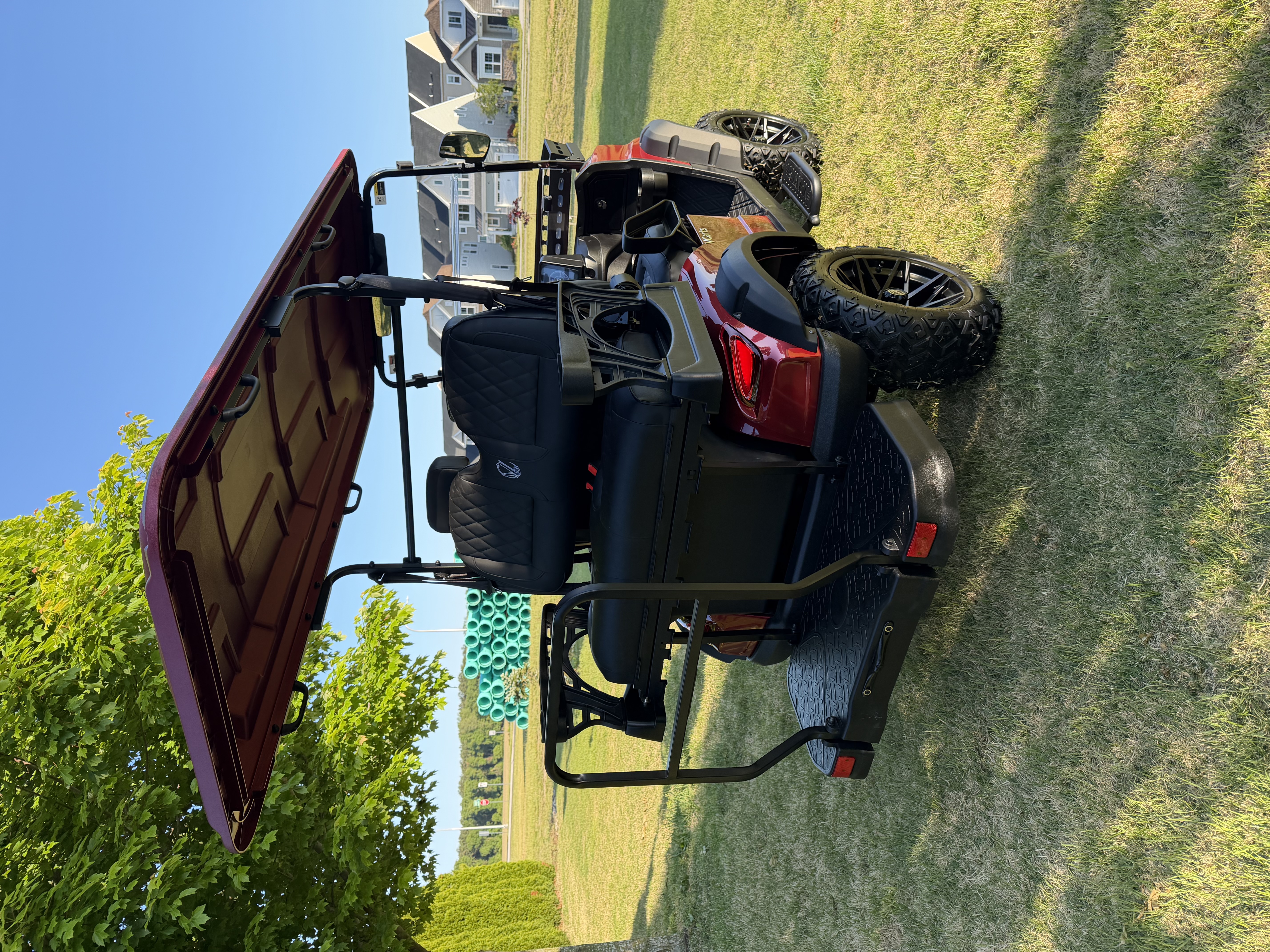 2026 VCarts Lifted Cruiser Burgendy