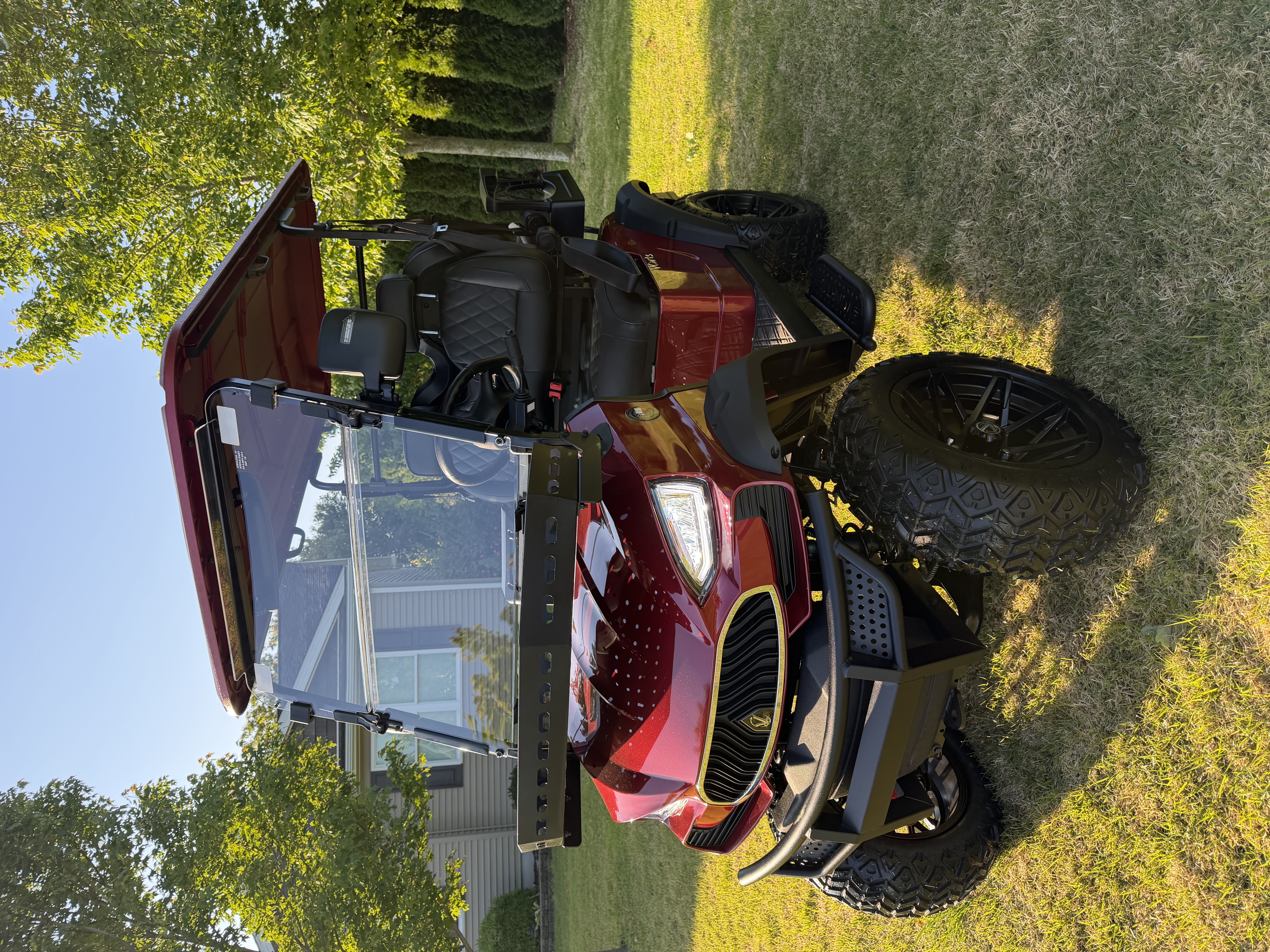 2026 VCarts Lifted Cruiser Burgendy