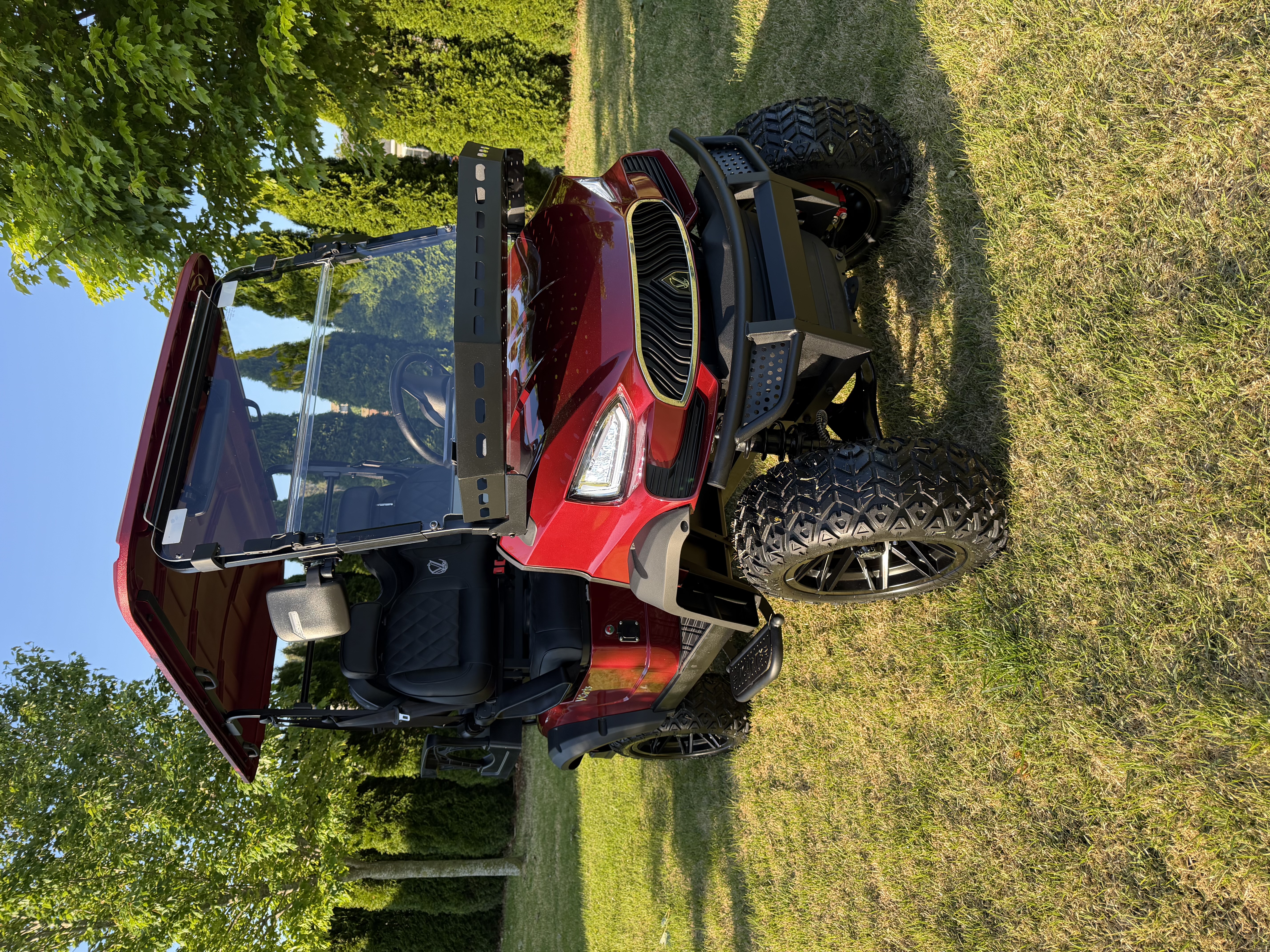 2026 VCarts Lifted Cruiser Burgendy